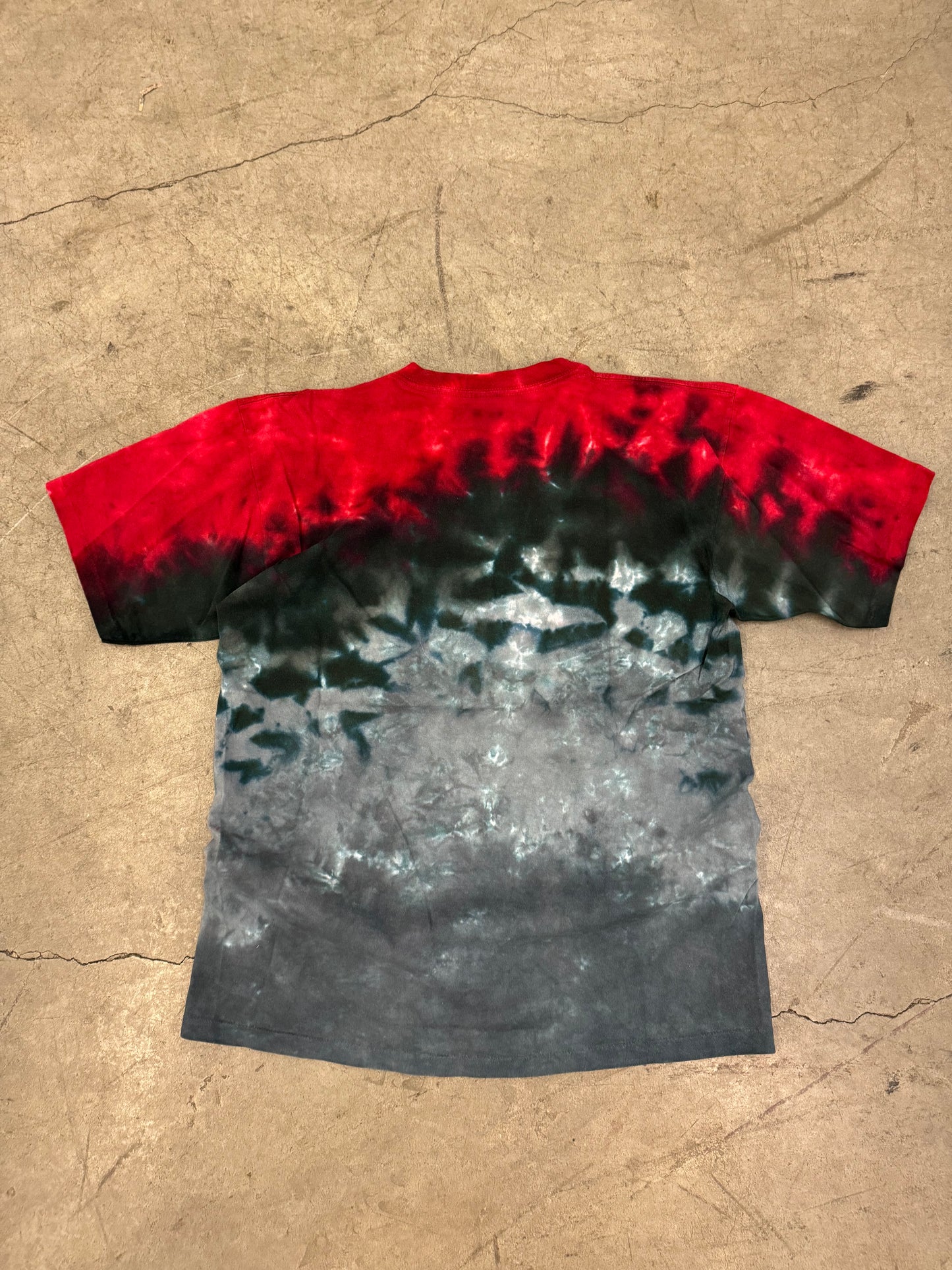 90s AC/DC Liquid Blue Tie Dye Tee (L)