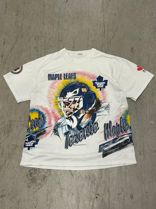 Toronto Maple Leafs Bulletin Athletic All Over Print Shirt