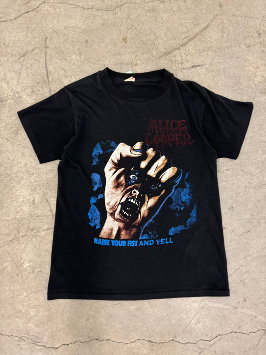 80’s Alice Cooper Parking Lot Boot Tee (M)