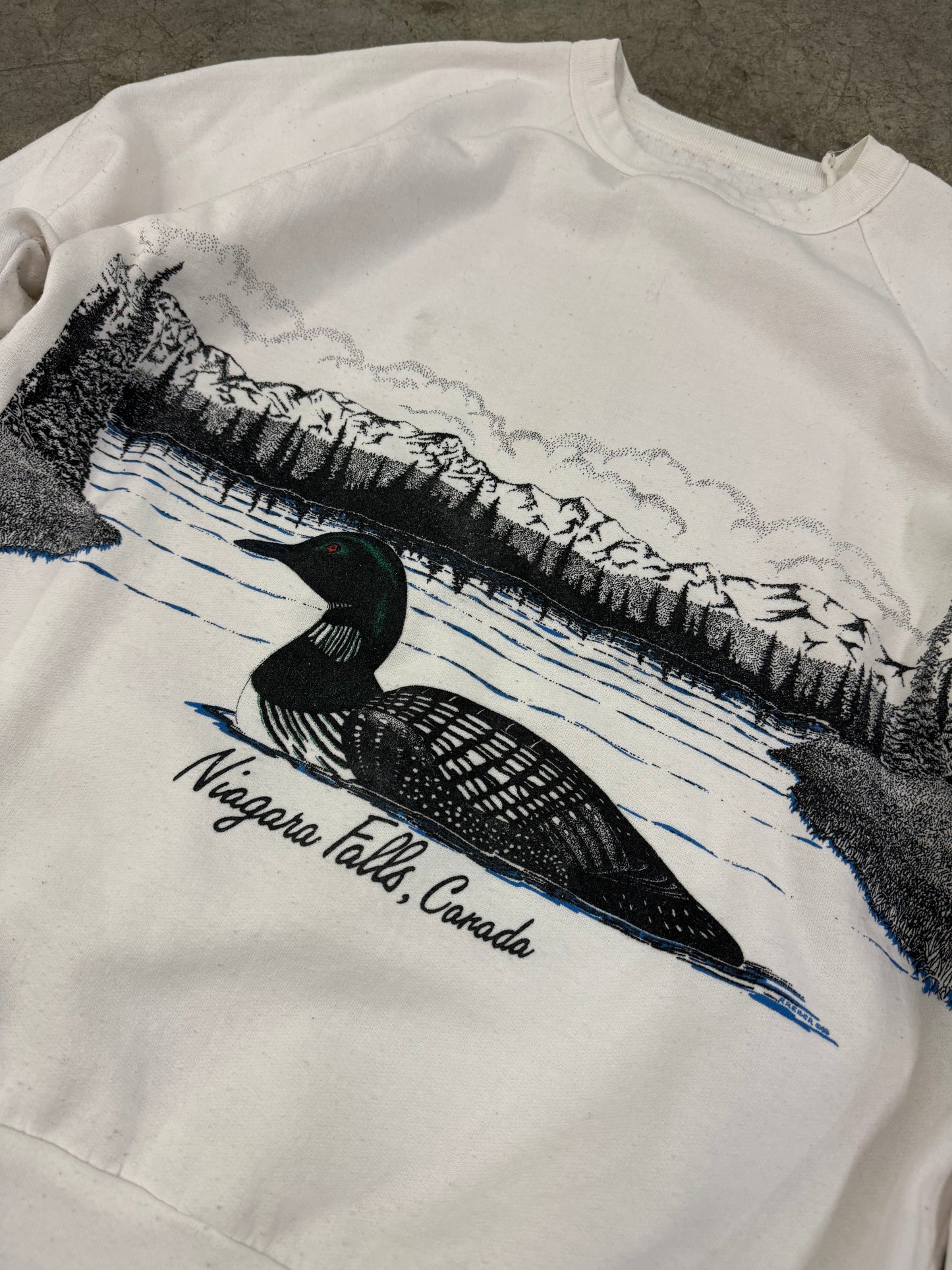 80s Nature Wrap Around Crewneck