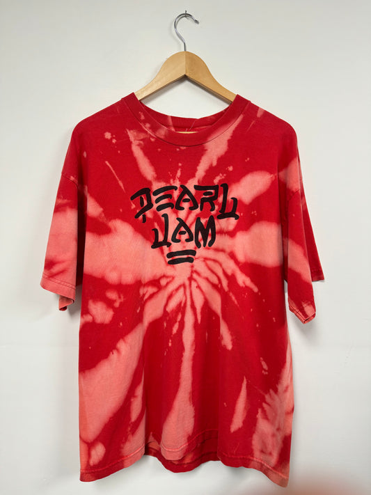 Pearl Jam Custom Bleach Dye Tee