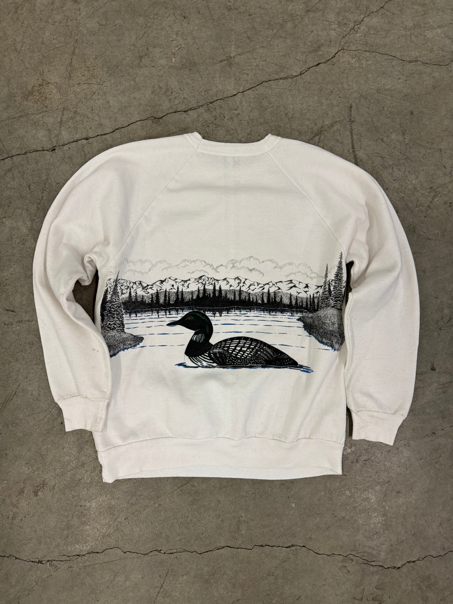 80s Nature Wrap Around Crewneck