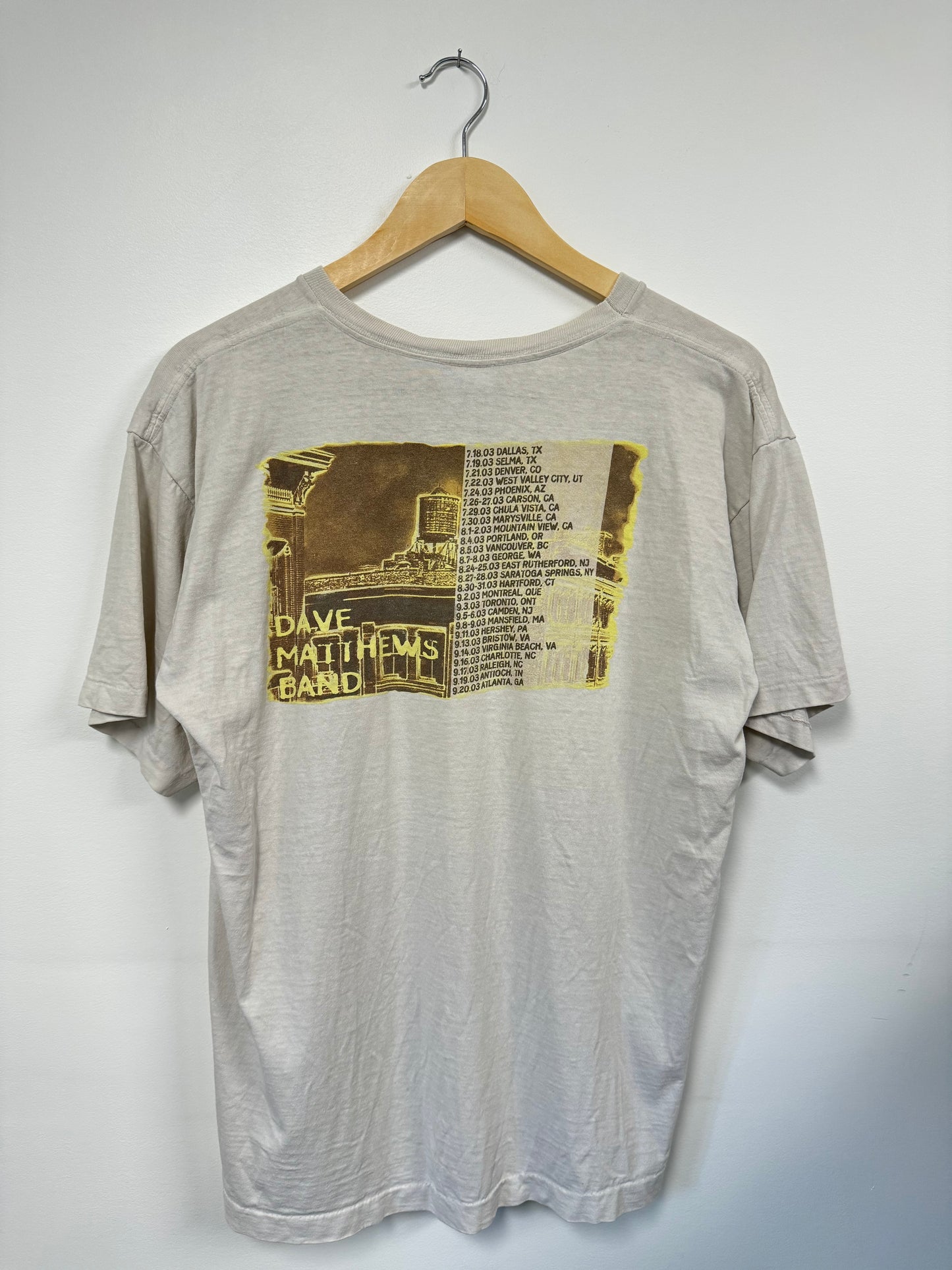 Dave Matthew’s Band 2003 Tour Tee (L)