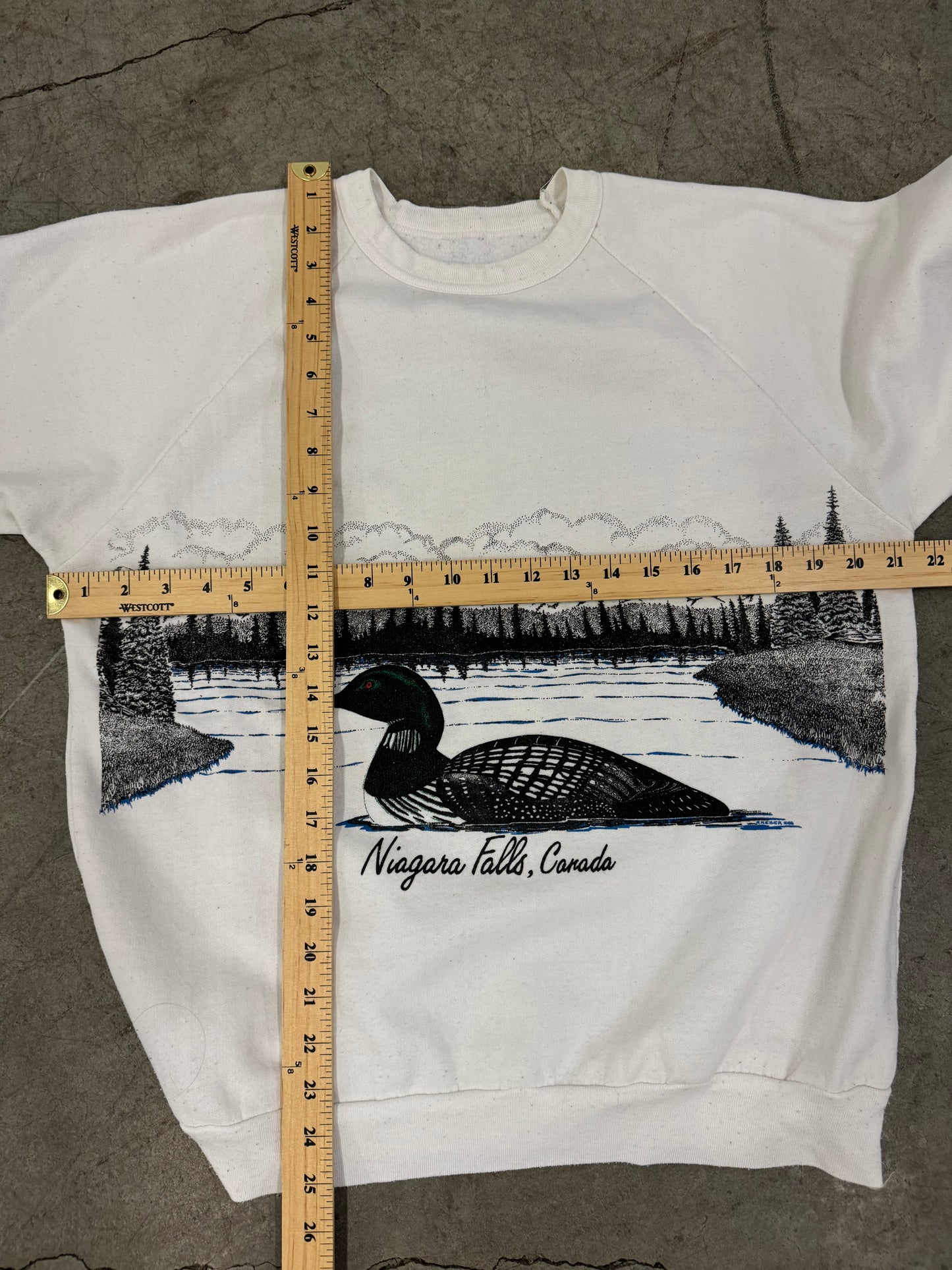 80s Nature Wrap Around Crewneck