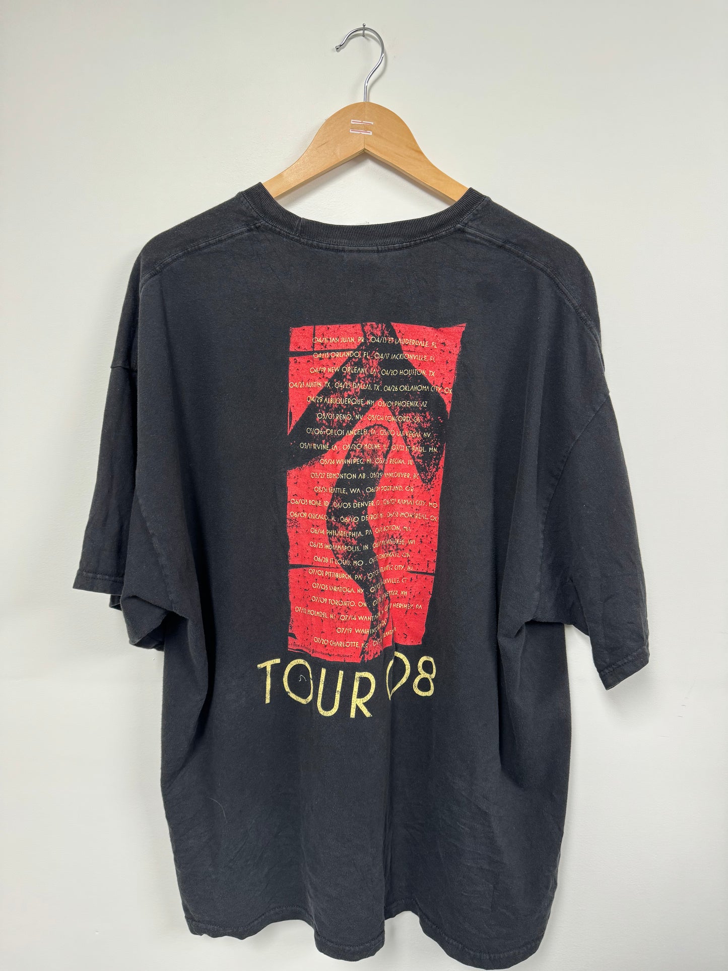 Rush 2008 Tour Tee (XXL)