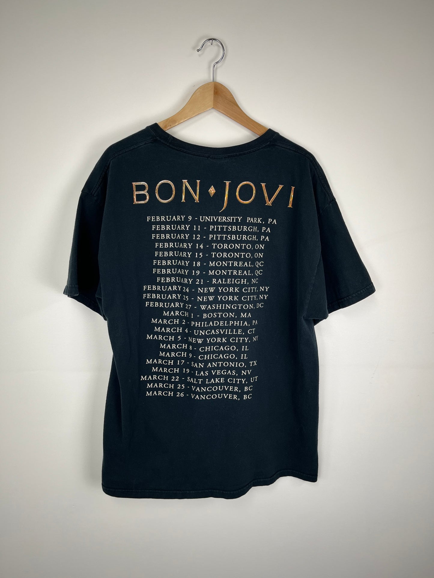 Bon Jovi 2011 Tour Tee (XL)