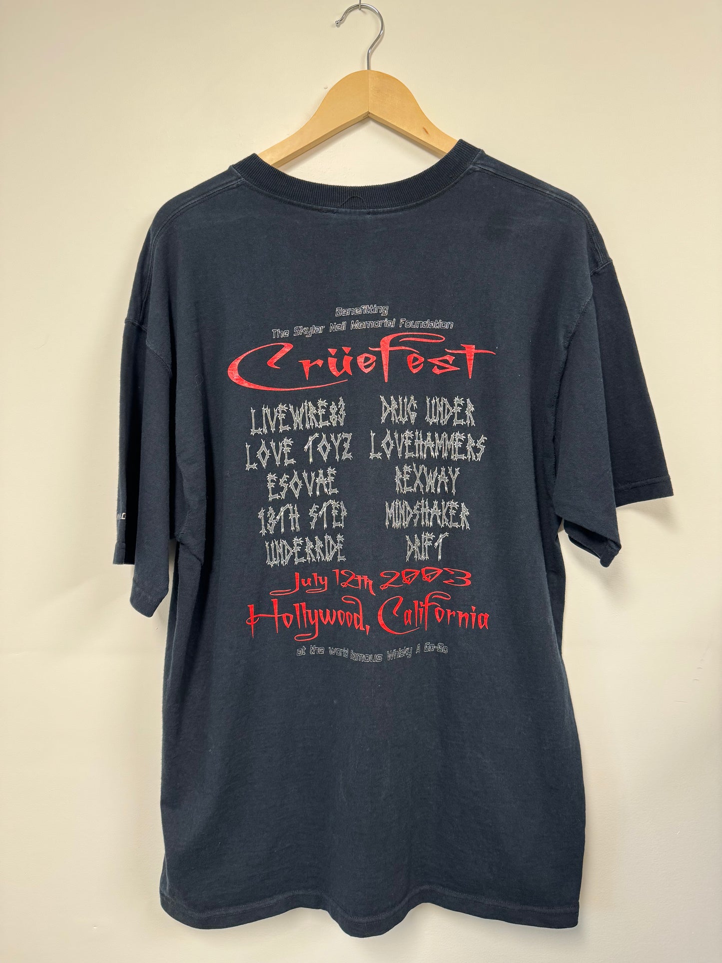 Motley Crue - Crue Fest 2003 Tee (XL)