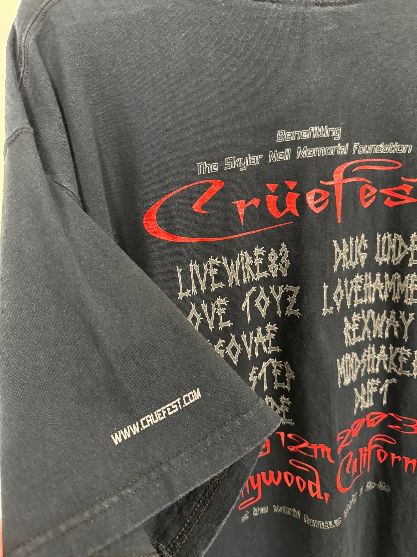 Motley Crue - Crue Fest 2003 Tee (XL)