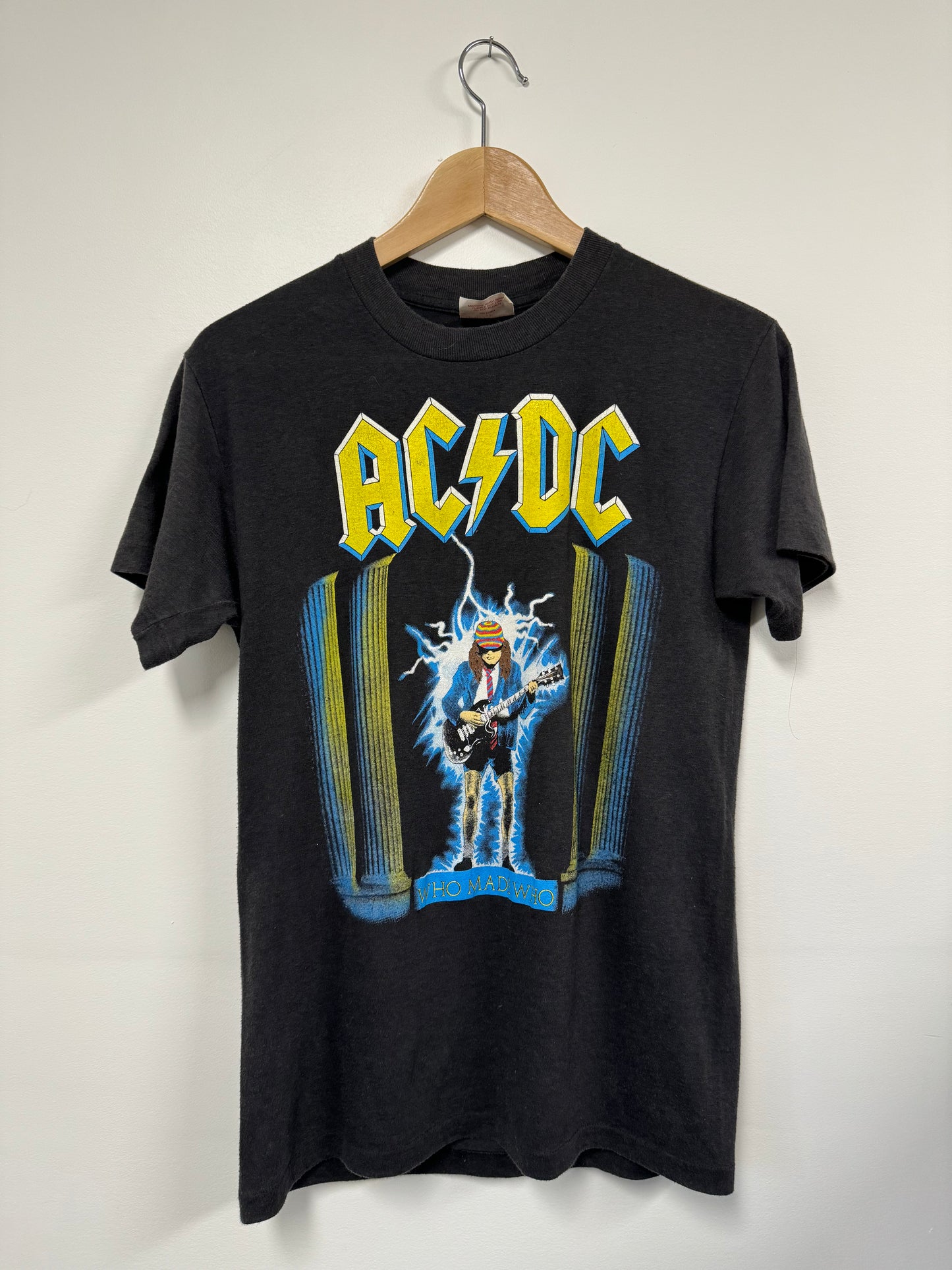 AC-DC Who Made Who Tour Shirt 1986 (S)